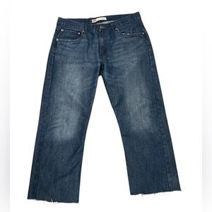 Levis Denim 514 straight 16H 34W 28L UNISEX DENIM JEANS RAW HEM